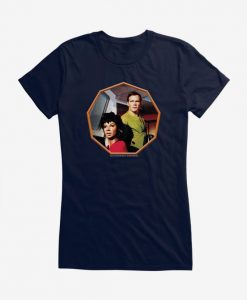 Star Trek Uhura and Kirk Girls T-Shirt EC01