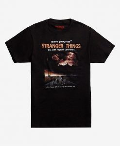 Stranger Things Video Game Black T-Shirt DV01