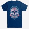 Sugar Skull Rose T-Shirt ZK01