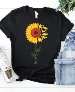 Sunflower Dinosaur T Shirt SR01