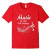 Womens Music T-Shirt FR01