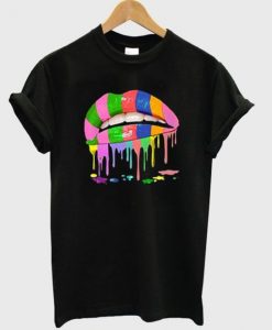 lips rainbow T-shirt AV01