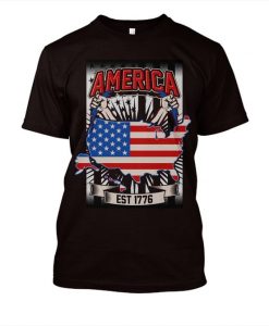 America Line Design T-Shirt DV29
