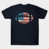 American Football Patriotic Flag T-Shirt EL01