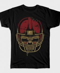 American Football Skull T-Shirt EL01