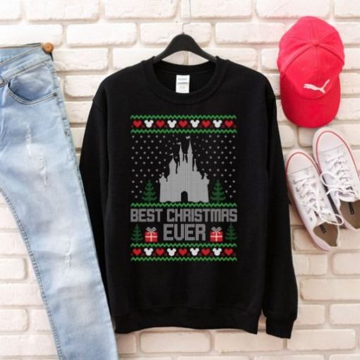 Castle Disney Christmas Sweatshirt FD