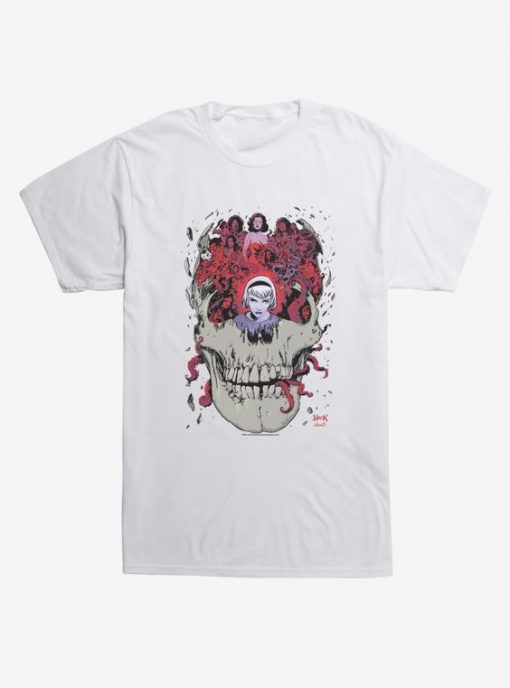 Chilling Adventures of Sabrina Skull T-Shirt ER01