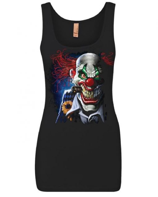 Creepy Joker Clown Tank Top AZ01