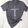 Cross Print Tee T-Shirt FR29