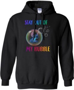 Disney Stitch Stay Out My Bubble Hoodie DV