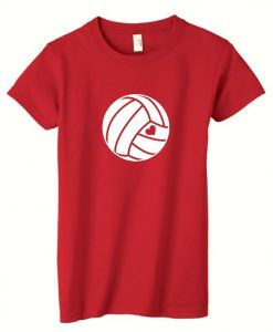 Heart Love Volleyball T-Shirt EM01