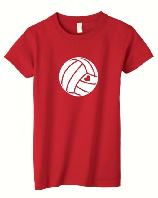 Heart Love Volleyball T-Shirt EM01