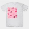 Hot Pink lips Classic T-Shirt ER