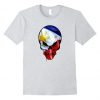 Mens Pinoy Flag Skull Shirt-ER01