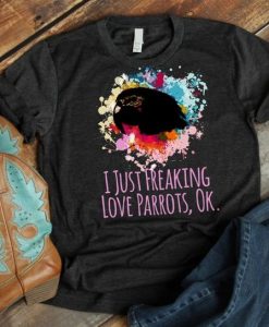 Parrot Watercolor T-Shirt EM31
