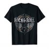 Rock and Roll Guitar Wings Music T Shirt Fd01
