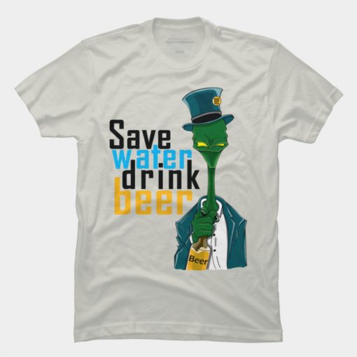 Save Water save beer T Shirt SR01