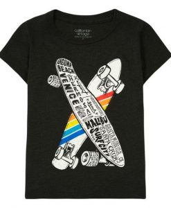 Skateboard Dark grey T-Shirt FD01