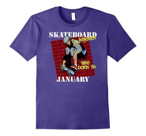 Skateboard Legends January T shirt FD01