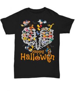 Skeleton happy Halloween T-Shirt EL
