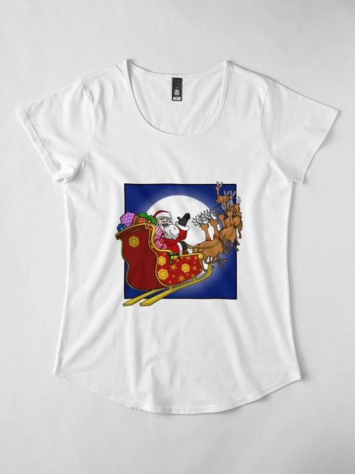 Sleigh Away Santa Claus T-Shirt EL01