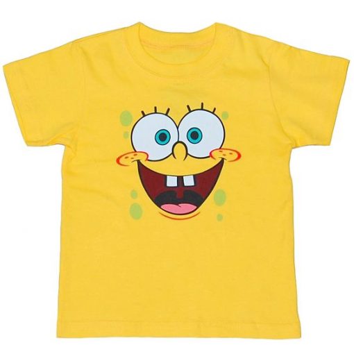 Sponge Bob Face Toddeler T-Shirt DV01