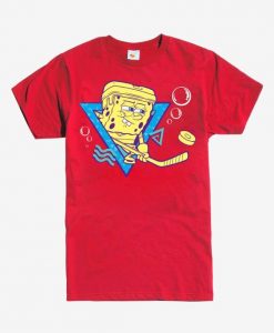 SpongeBob Badge Hockey T-Shirt DV01