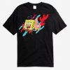 SpongeBob & Patrick Teeth Blk T-Shirt ER01