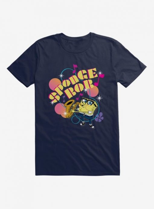 SpongeBob Saxophone Playin T-Shirt DV01