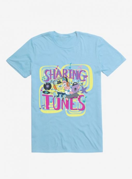 SpongeBob Sharing Tunes T-Shirt DV01