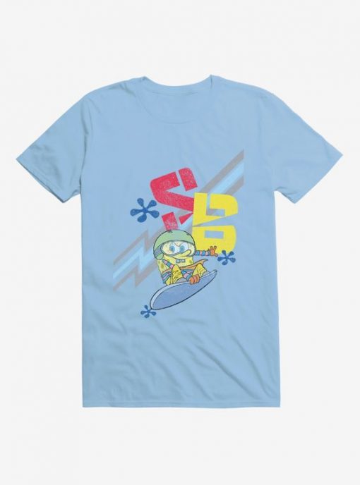 SpongeBob SquarePants Snowboarding T-Shirt DV01