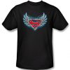 Steel wings logo superman T-Shirt EL26