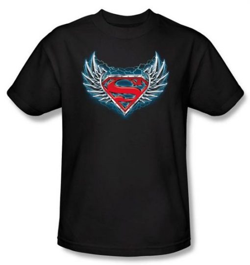 Steel wings logo superman T-Shirt EL26