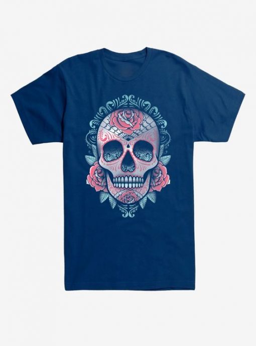 Sugar Skull Rose T-Shirt ER01