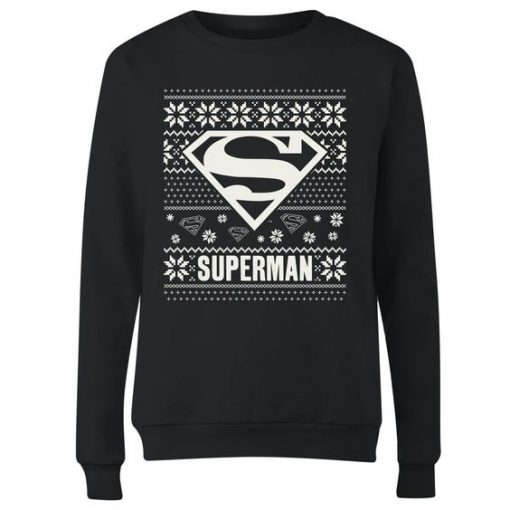 Superman Knit Christmas Sweatshirt EL26