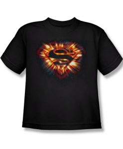 Superman space burst shield T-Shirt EL26