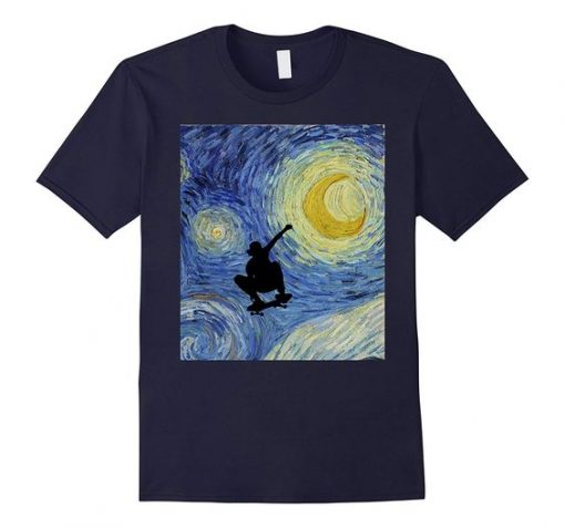 Van Gogh Starry Night T-shirt Fd01