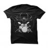 Vitruvian Drummer Man T-shirt FD01