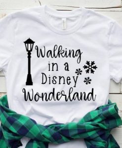 Walking in a Disney T-shirt FD