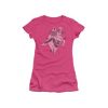 junior sheer hot pink T-shirt ER