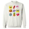 this SpongeBob SquarePants Emojis Crew sweatshirt ER01