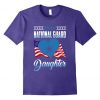 Distress National Guard Daughter T shirts ER1N