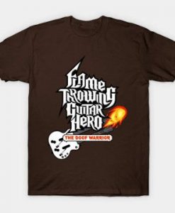 Flame Throwing Guitar Hero Tshirt EL4N