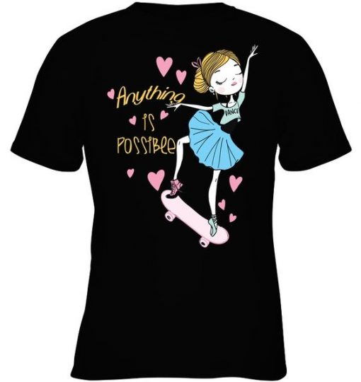 Girl Skate T Shirt ER7N