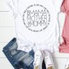 Mom Mama Mother Graphic Tee ER14N