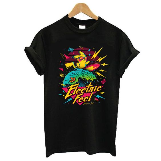 Pikachu Electric Feel t shirt FD30N