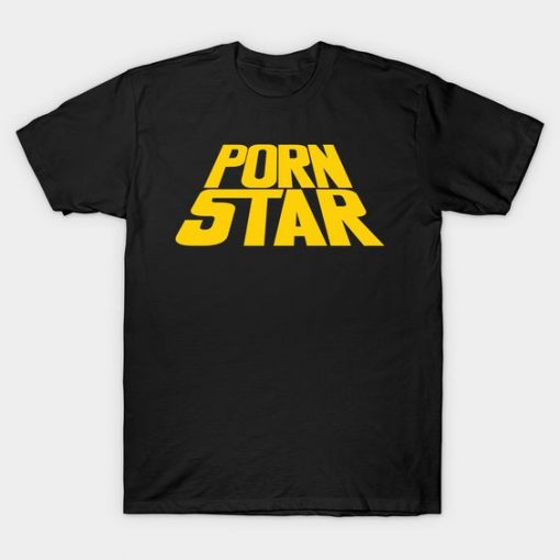 Porn Star Black T-Shirt DV4N