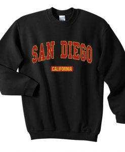 San diego california sweatshirt FD30N