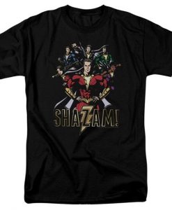 Shazam movie Heroes Tshirt EL4N
