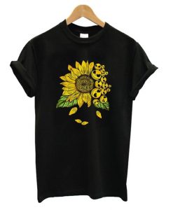 Skellington Sunflower T Shirt SR7N